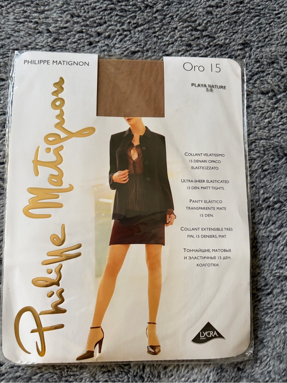 Philippe Matignon Oro 15 Playa Nature  tights